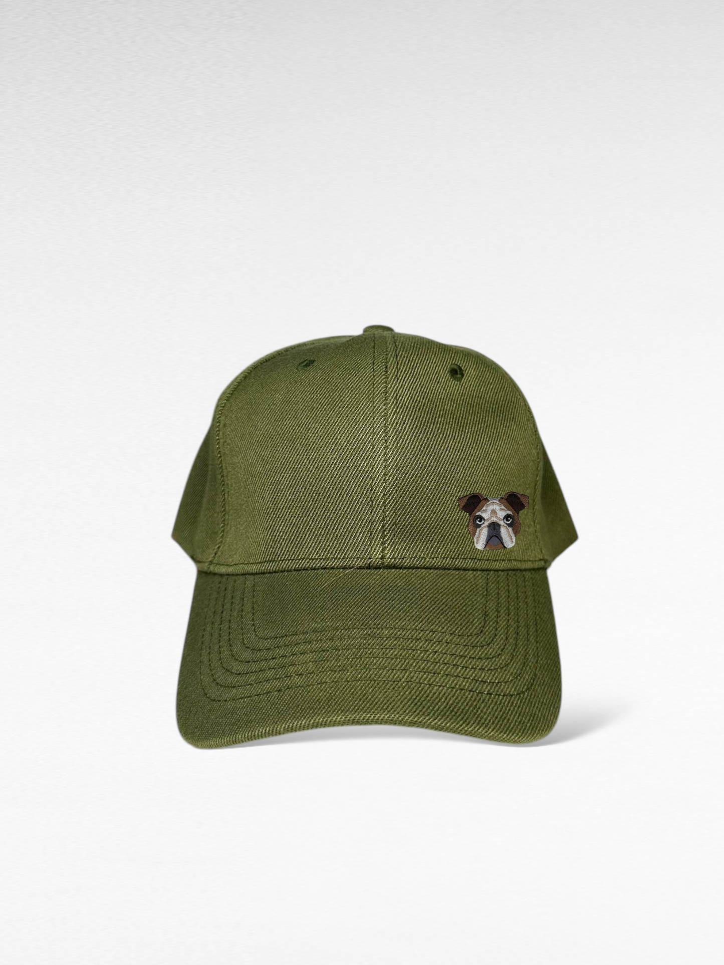 Bulldog Embroidered Hat, Baseball Cap, dog mom gift