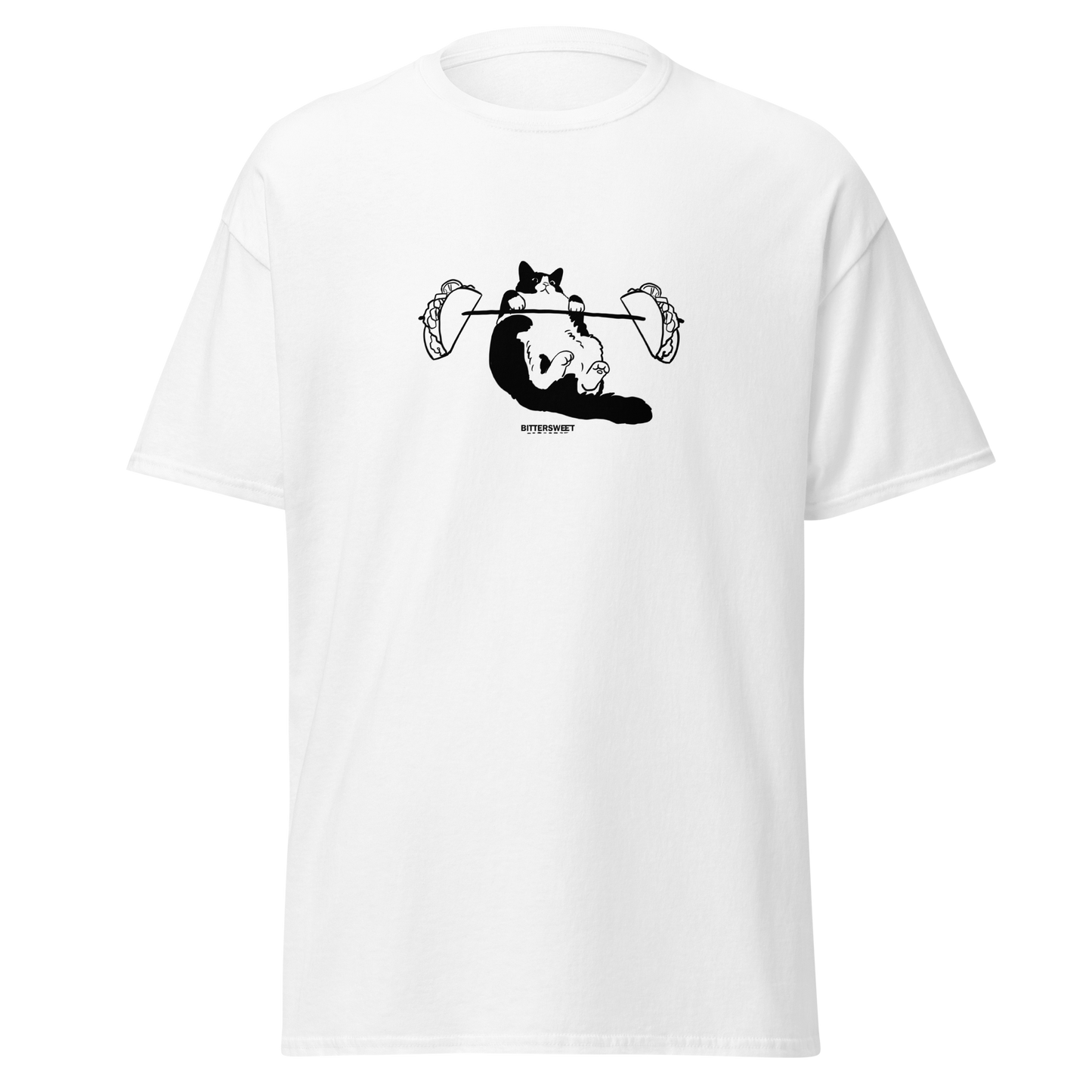 Cat Gym graphic tee heavy weight