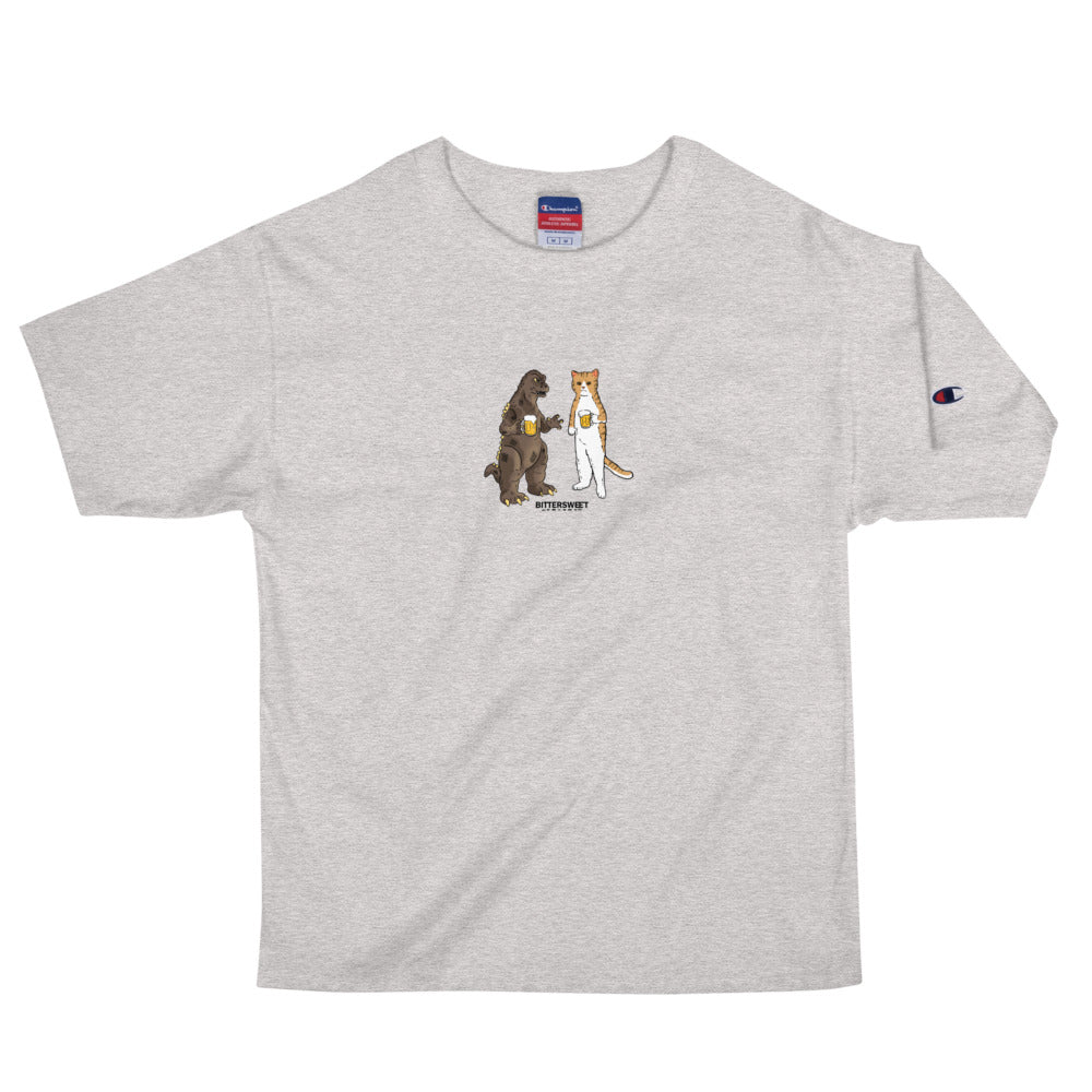 Chillin' with homie X Champion base T shirt