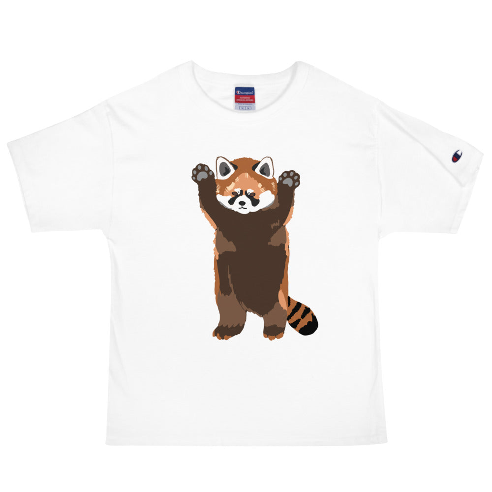 Surprised little panda X Champion
