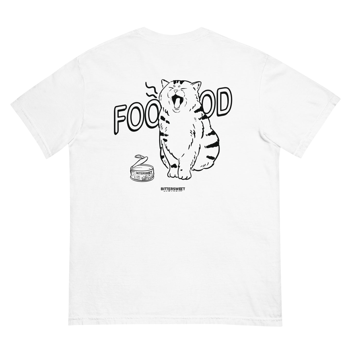 Introverted but willing to discuss cat heavyweight graphic t-shirt