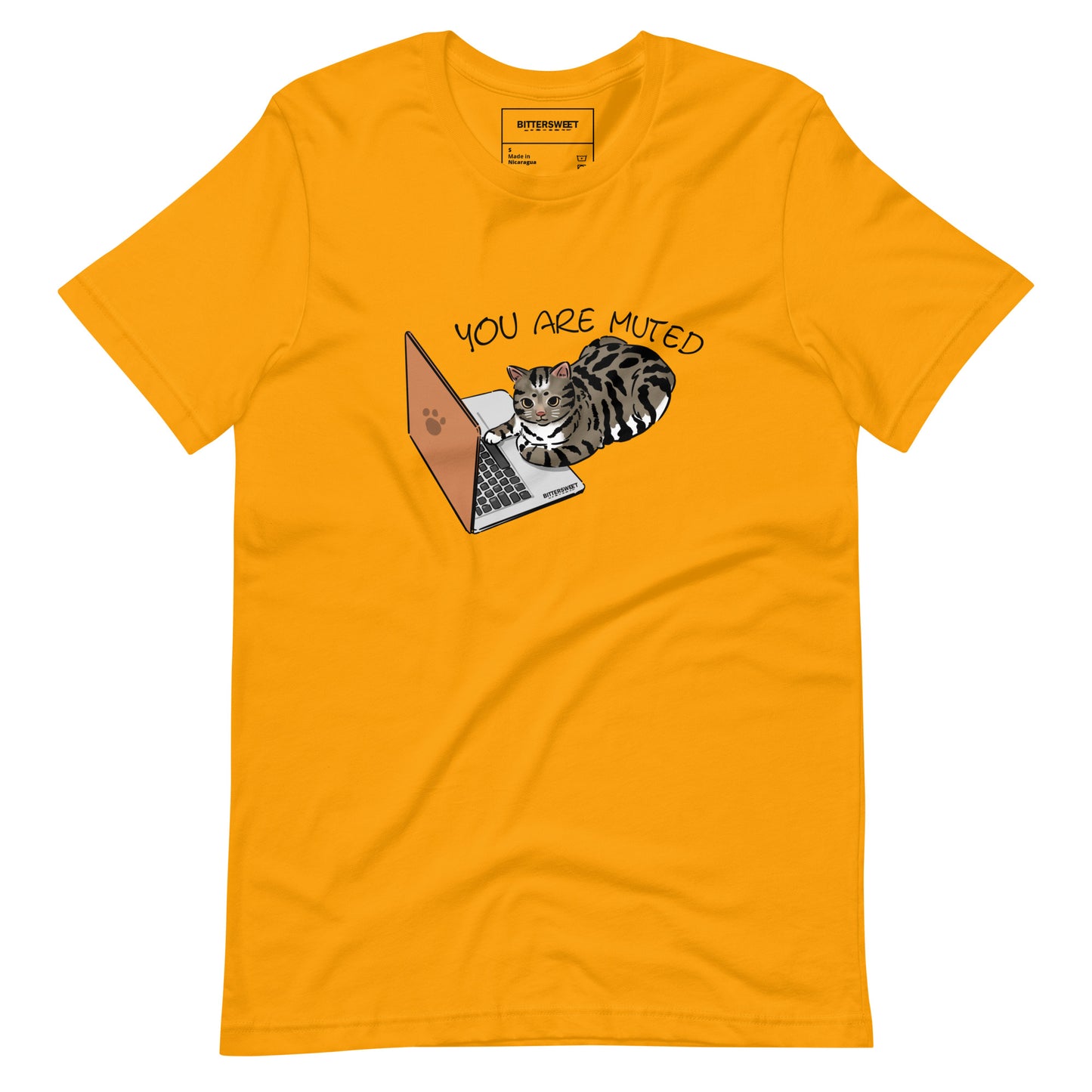 You are muted cat funny graphic T-shirt