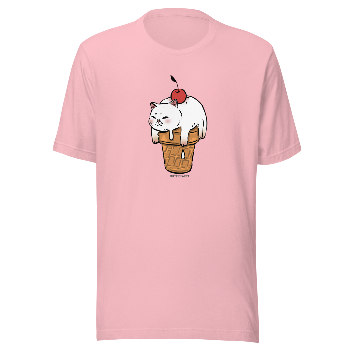 Ice cream needed funny cat Heavyweight Cotton Tee, Cat graphic tees