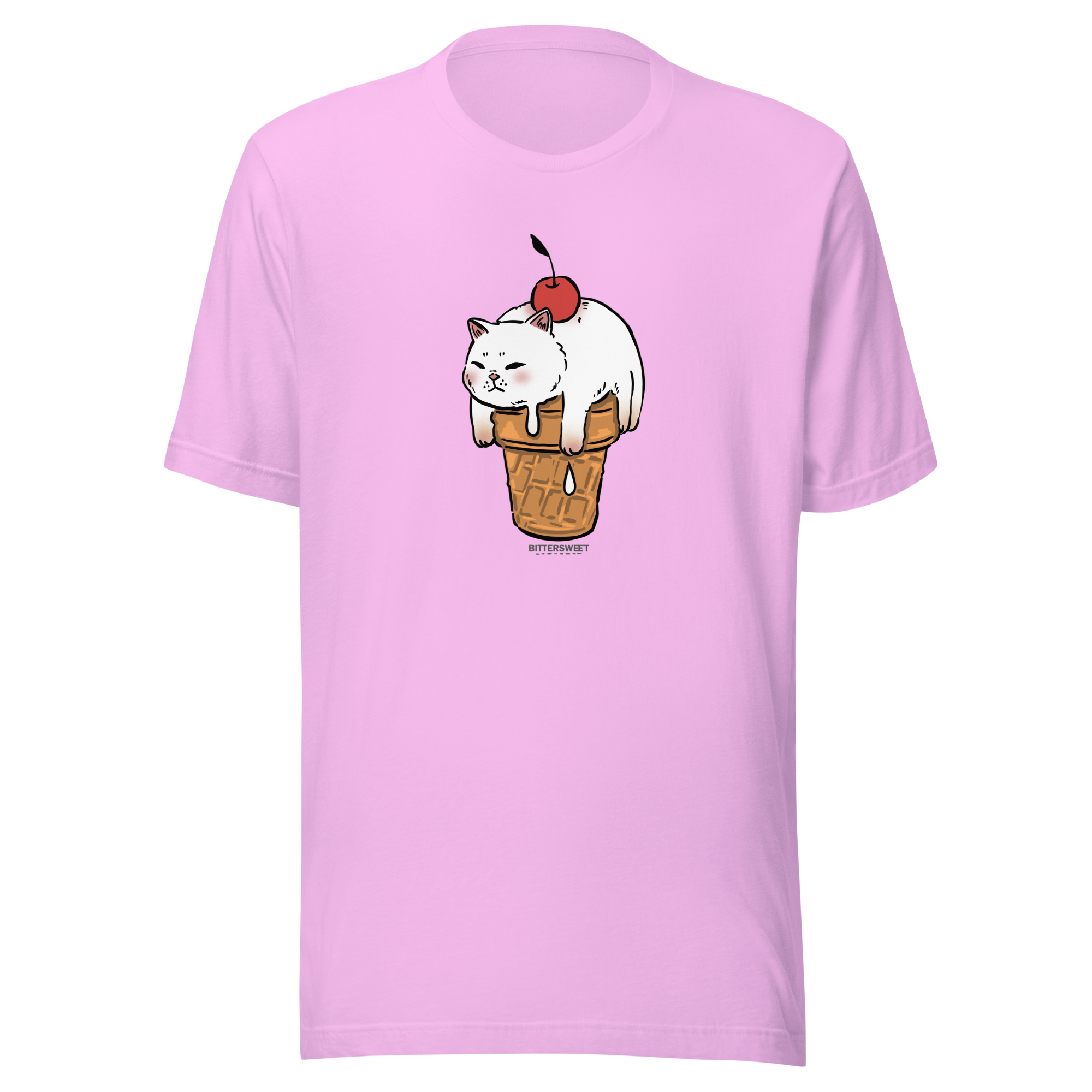 Ice cream needed funny cat Heavyweight Cotton Tee, Cat graphic tees