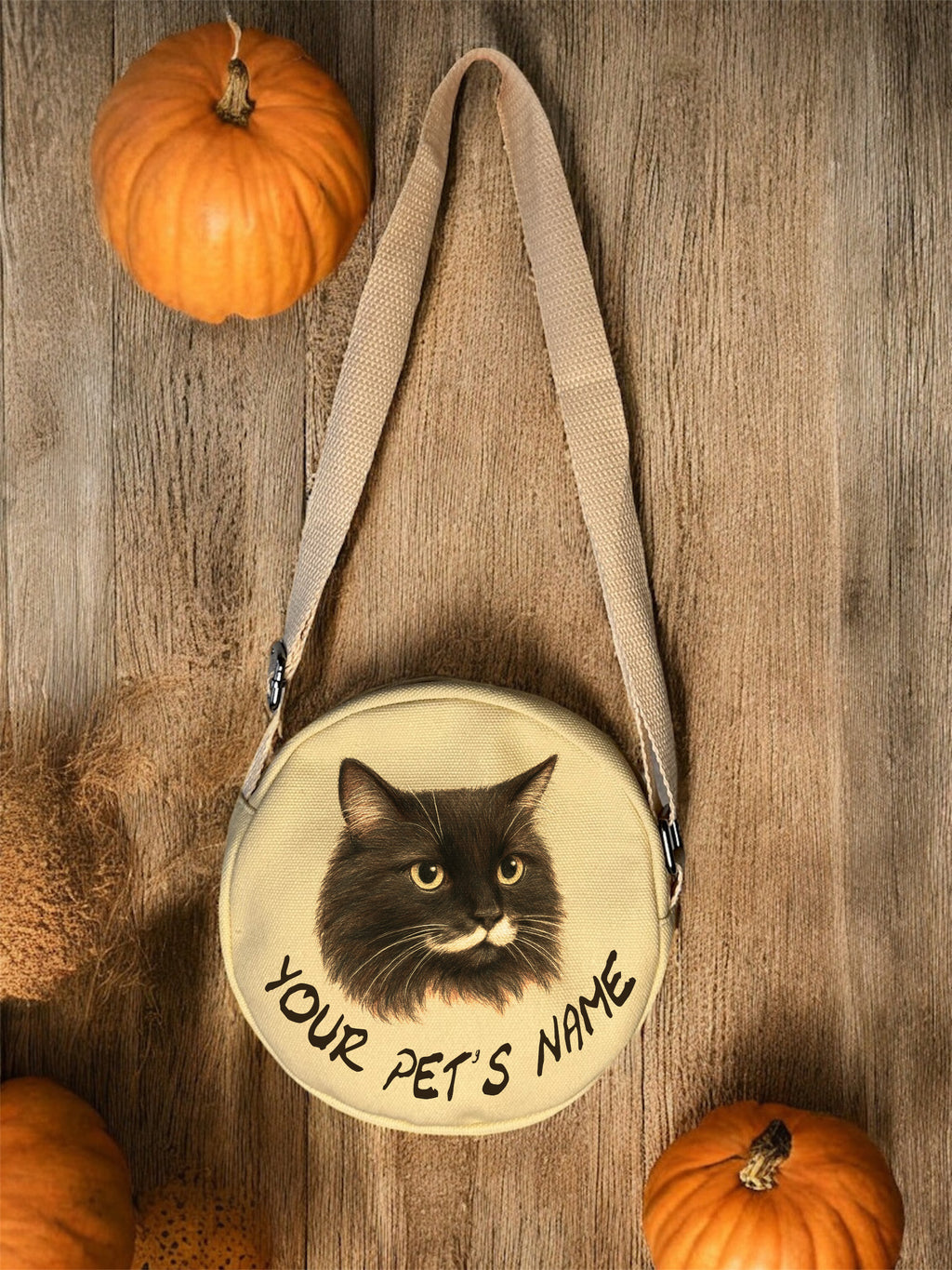 Custom Pet Portrait Canvas Bag – Hand Drawn style pet Tote | Bittersweet Illustration