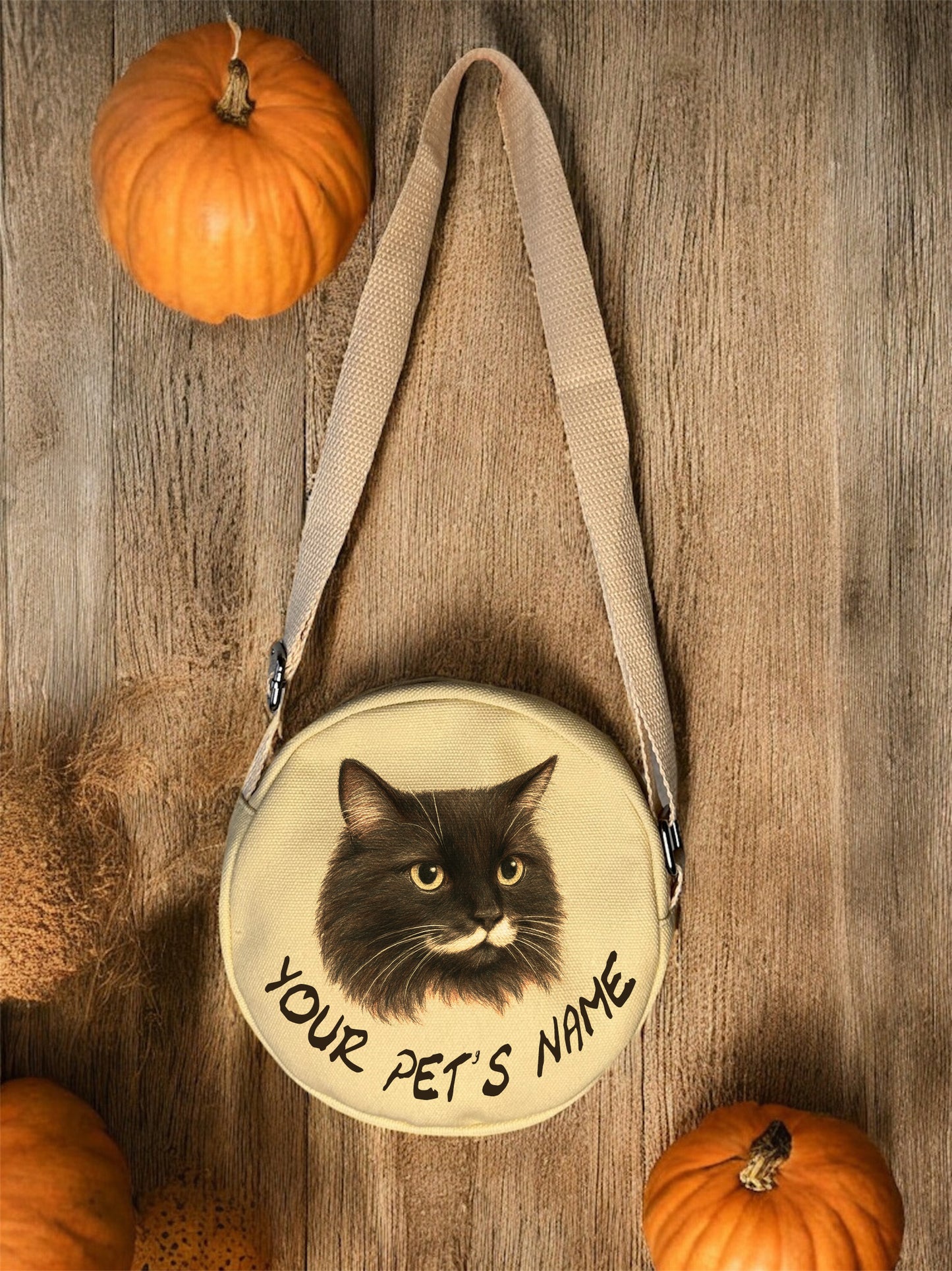 Custom Pet Portrait Canvas Bag – Hand Drawn style pet Tote | Bittersweet Illustration