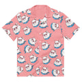 Pink  Hawaiian shirt, Cat printed Hawaiian shirt