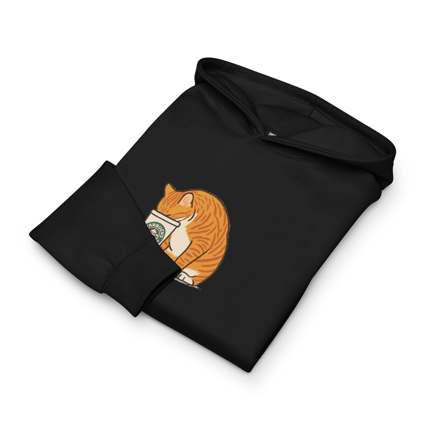 Coffee Cat Graphic Hoodie | Unisex Sweatshirt