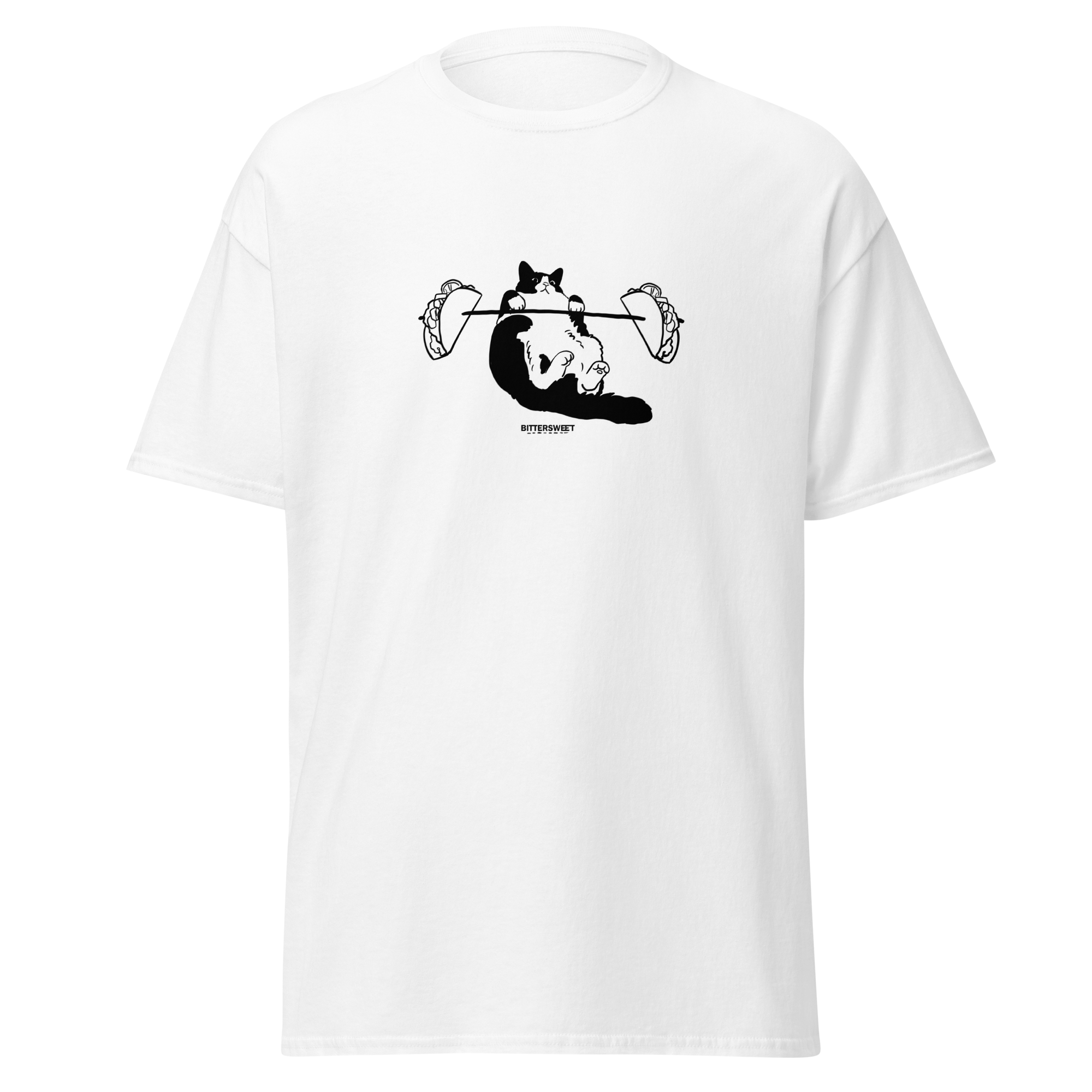 Cat Gym graphic tee heavy weight
