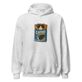 Grey Oreo cat graphic hoodie by Bittersweet Illustration – unisex heavy cotton hoodie with cute cookie cat print.