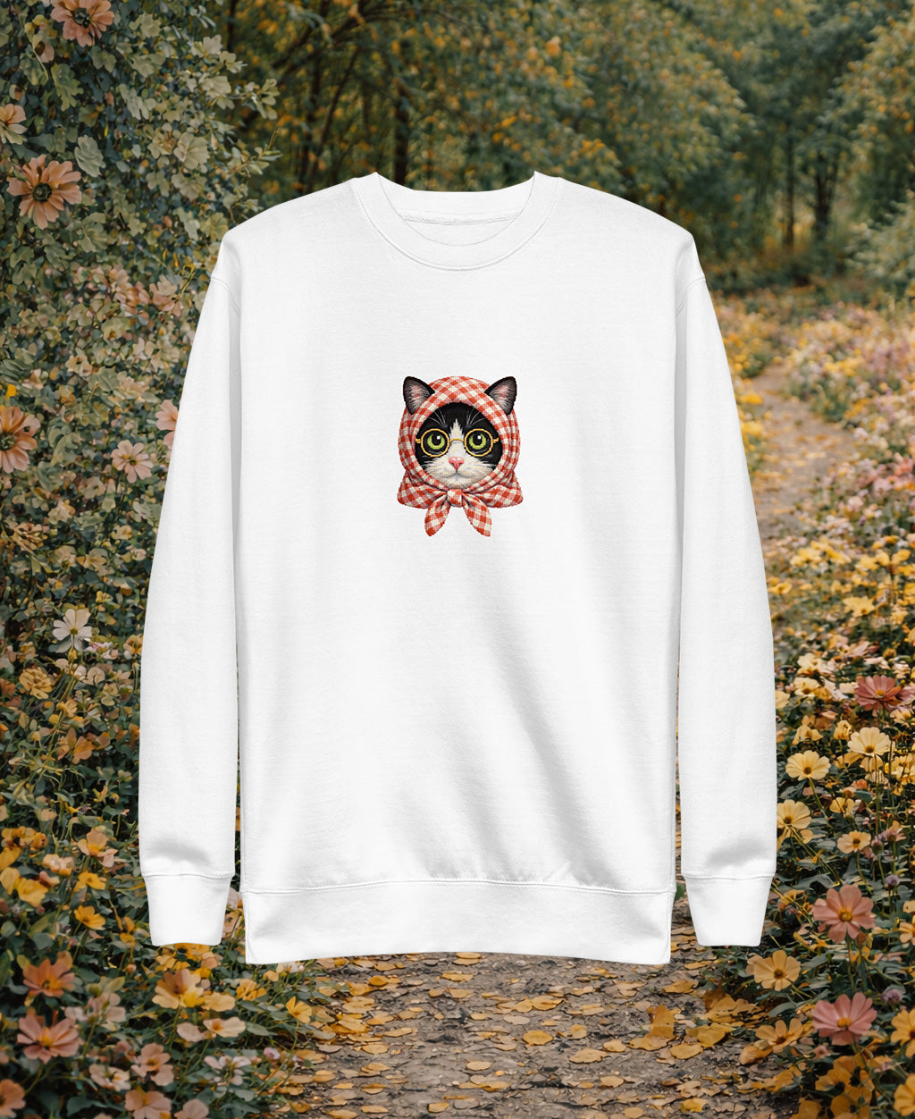 Vintage domestic cat Graphic Sweatshirt – Forest Green vintage sweatshirt | Heavy Cotton Comfort (Copy)
