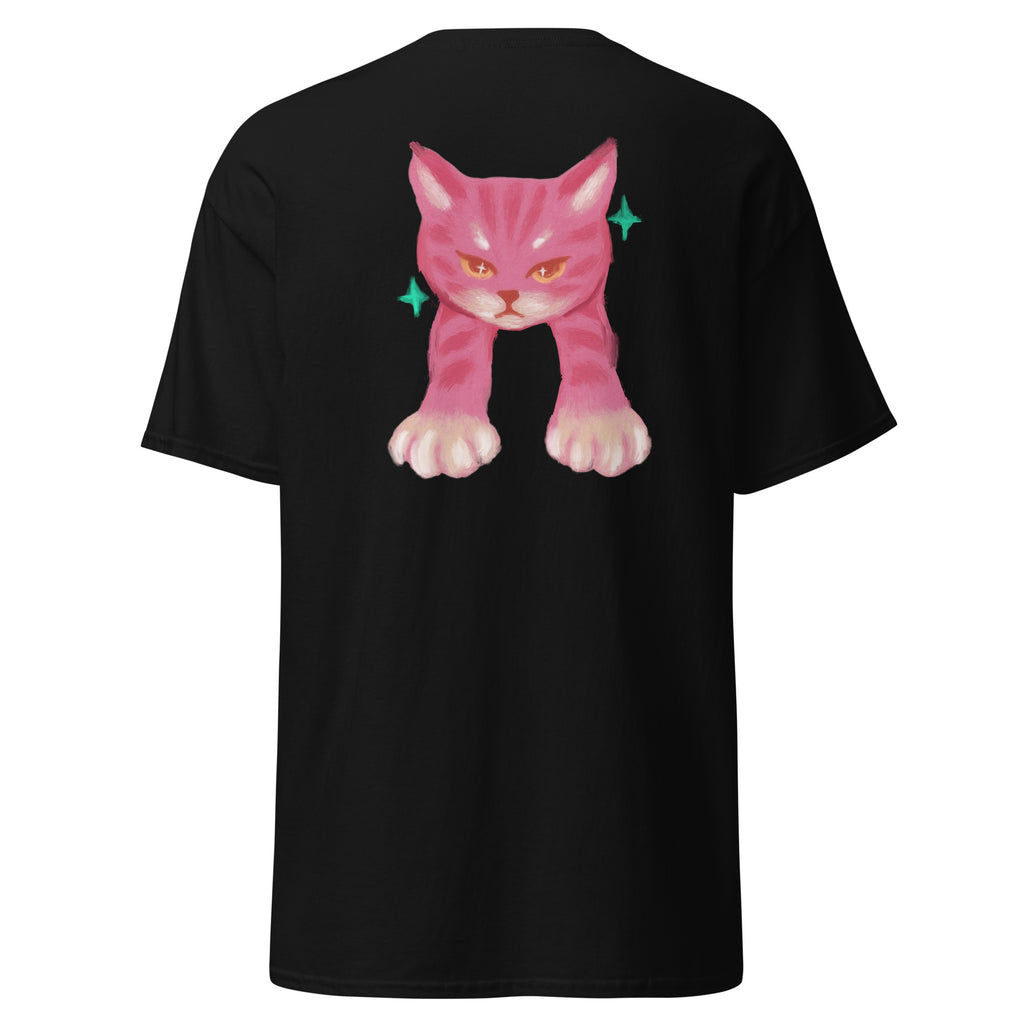 Pink Cat Graphic Tee – y2k style T-Shirt for Cat Lovers