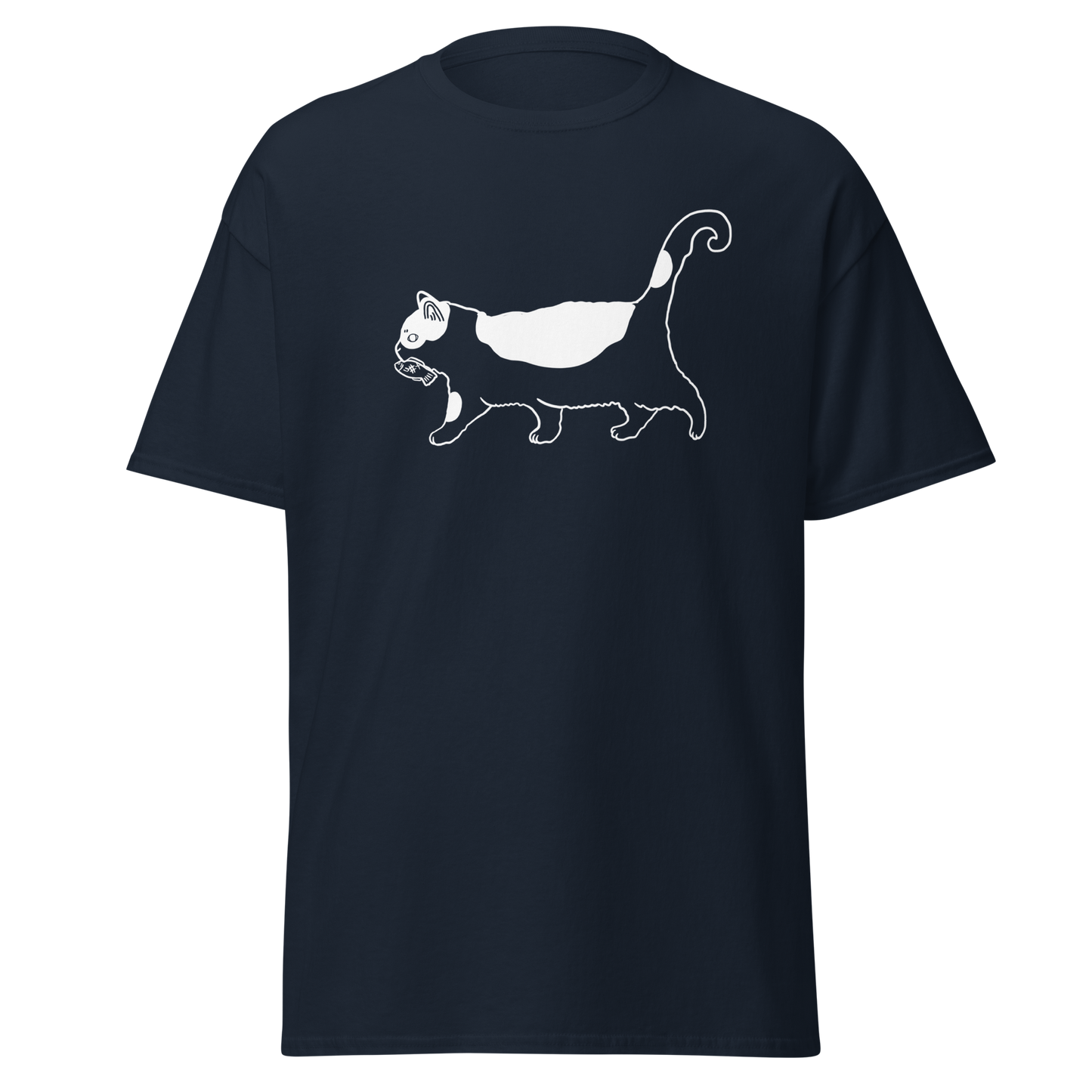 Simple cat T-shirt, funny cat t-shirt, heaveweight soft cotton T shirt