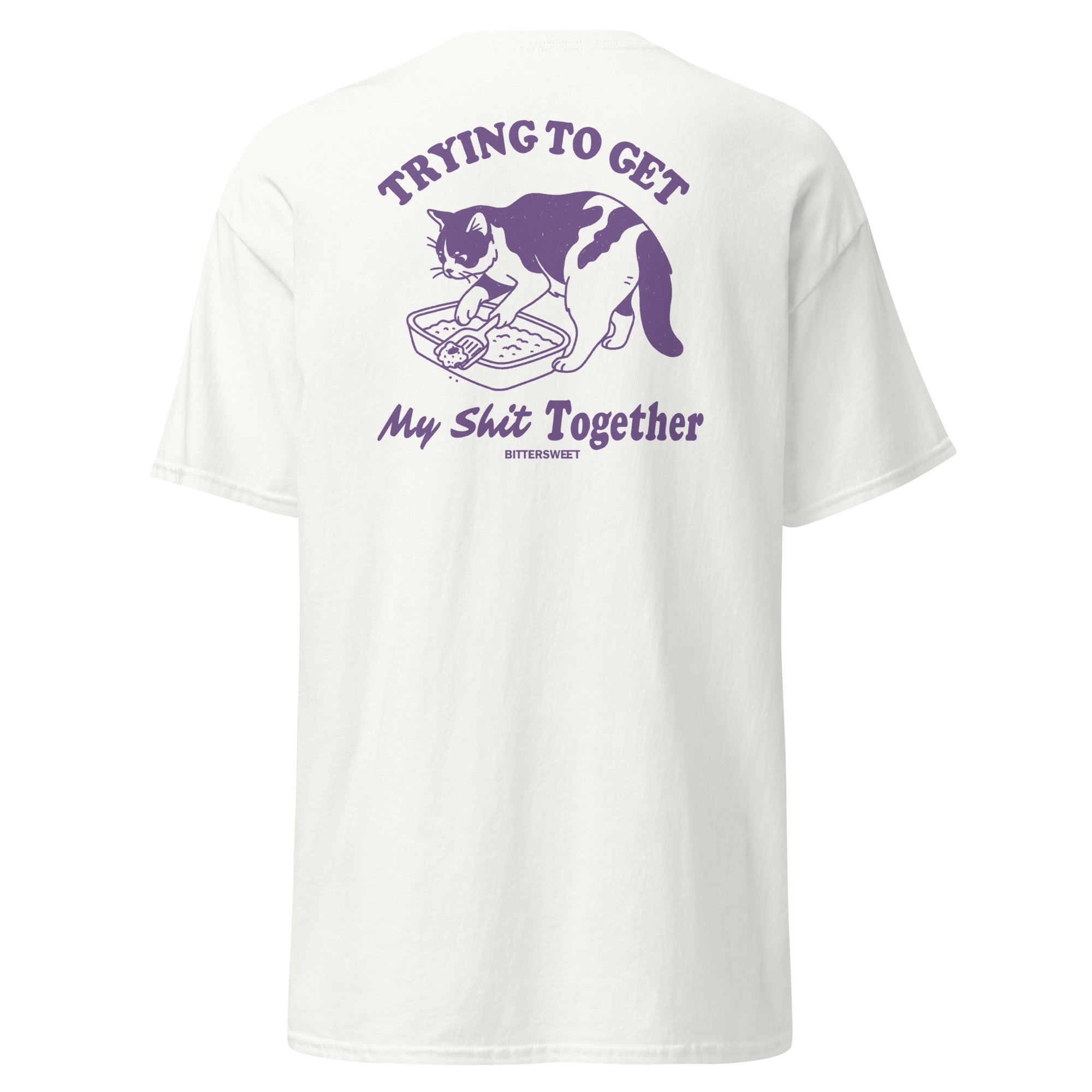Trying To Get My Sh*t Together Cat Tee – Funny Cat Graphic T-Shirt
