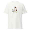 Tennis funny graphic tees, Tennis Cat graphic tee