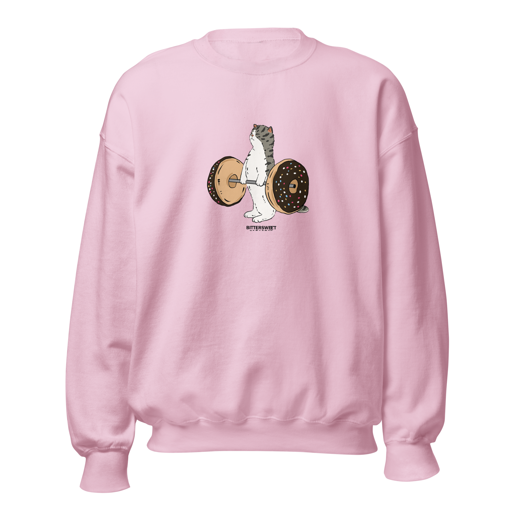 Arm day Ultra soft Heavyweight sweater, Cat graphic sweater