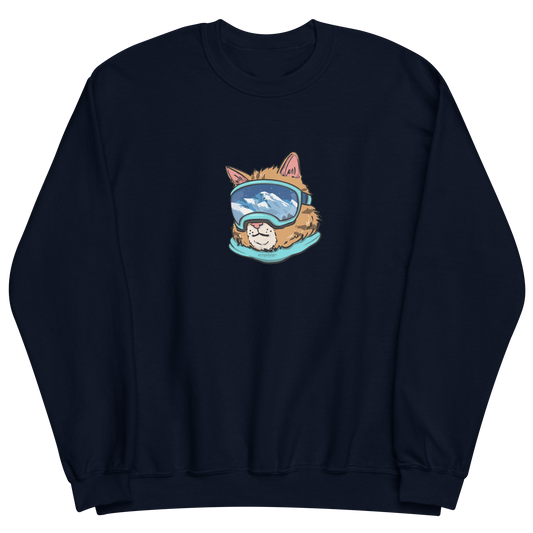Snow day Ultra soft Heavyweight sweater, Cat graphic sweater