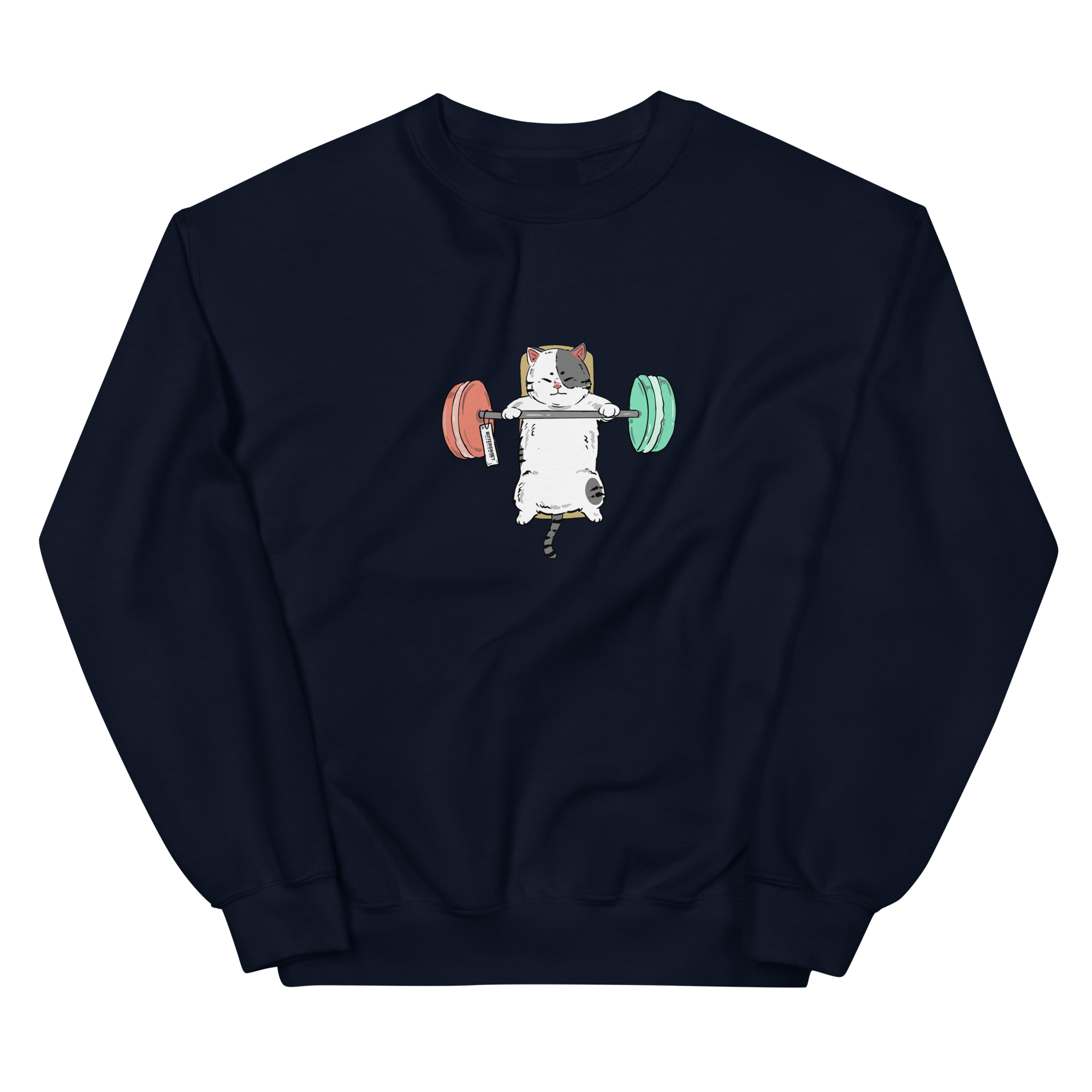 Biceps day Ultra soft Heavyweight sweater, Cat graphic sweater