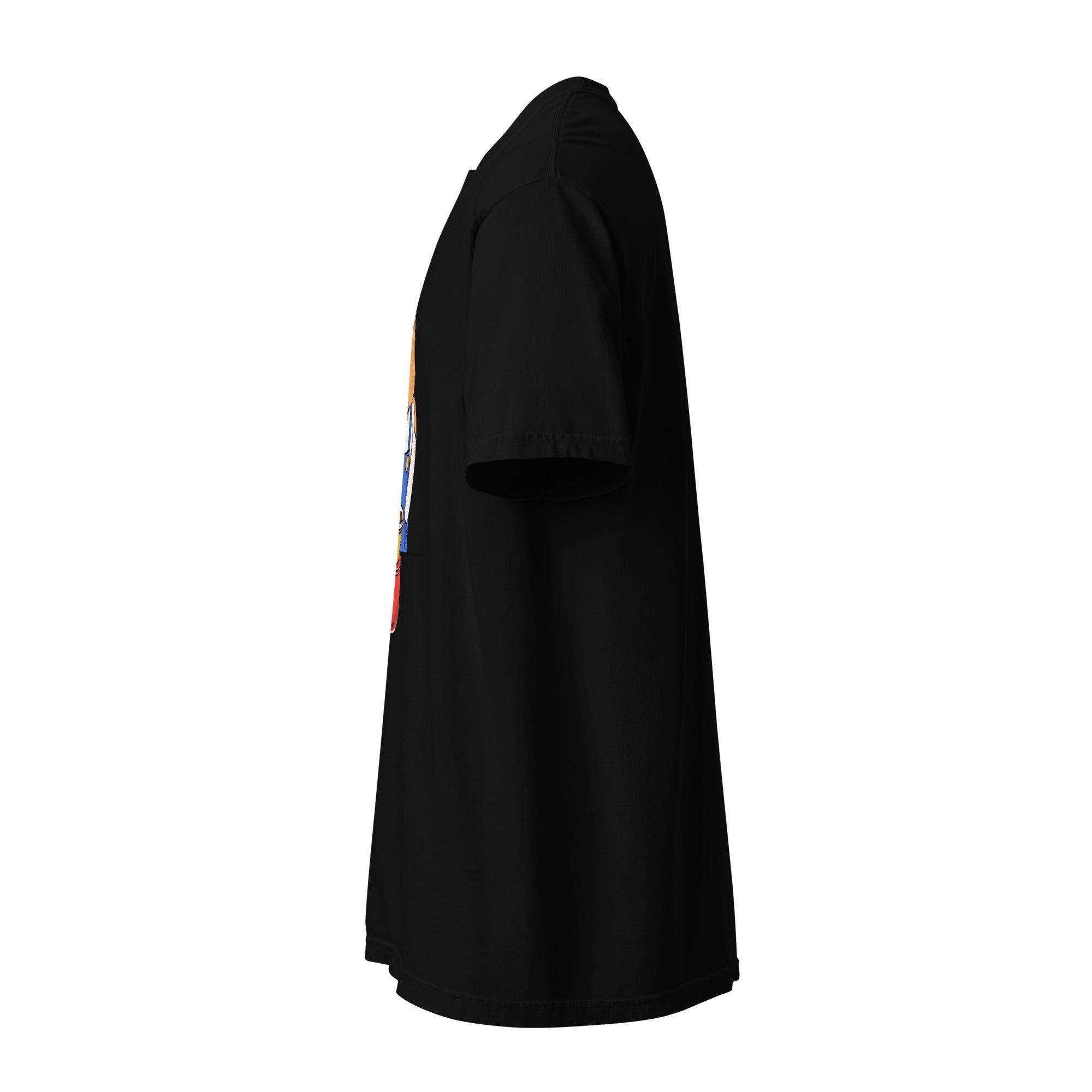 Unisex graphic T-shirt, Cat making coffee graphic T-shirt