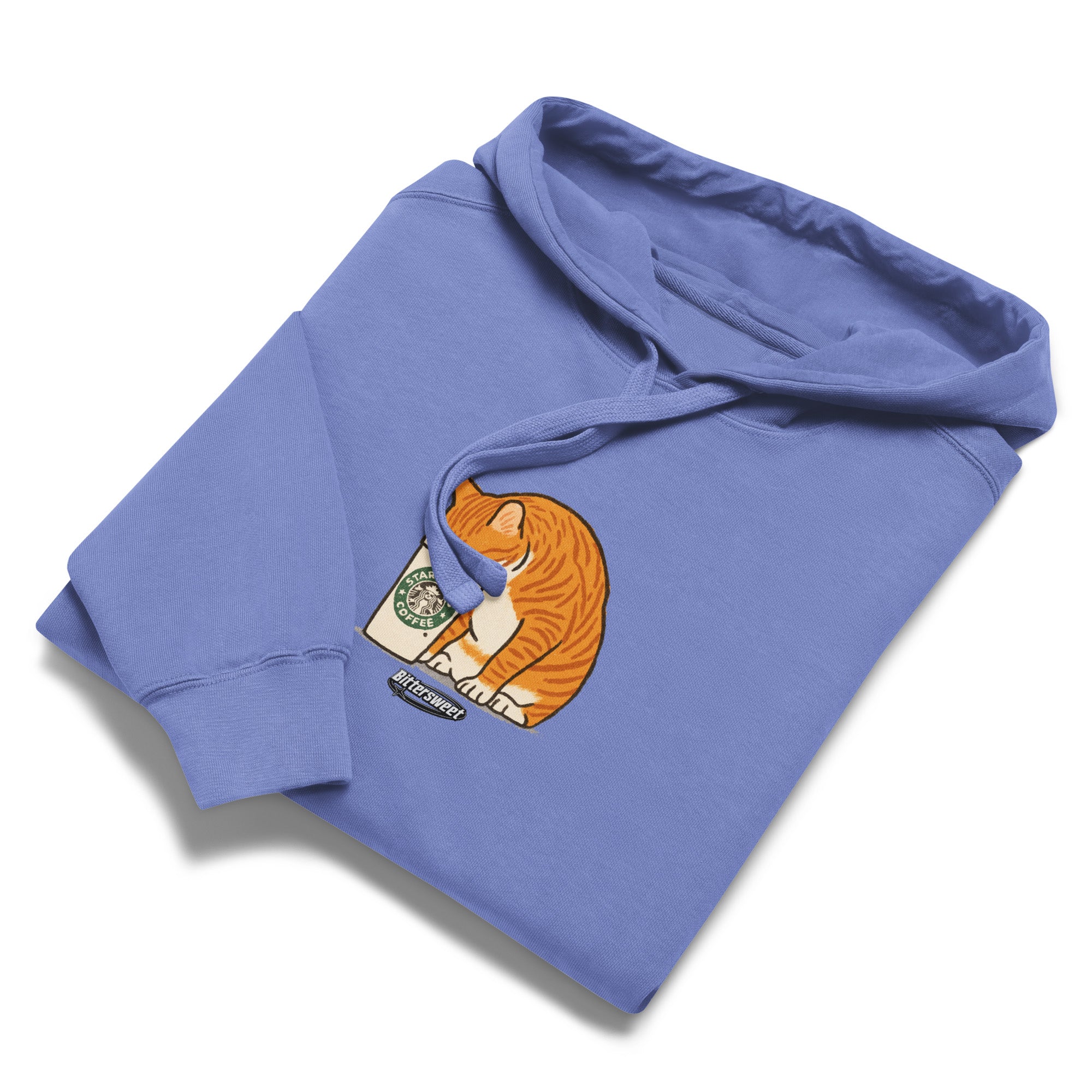 Coffee Cat Graphic Hoodie | Unisex Sweatshirt