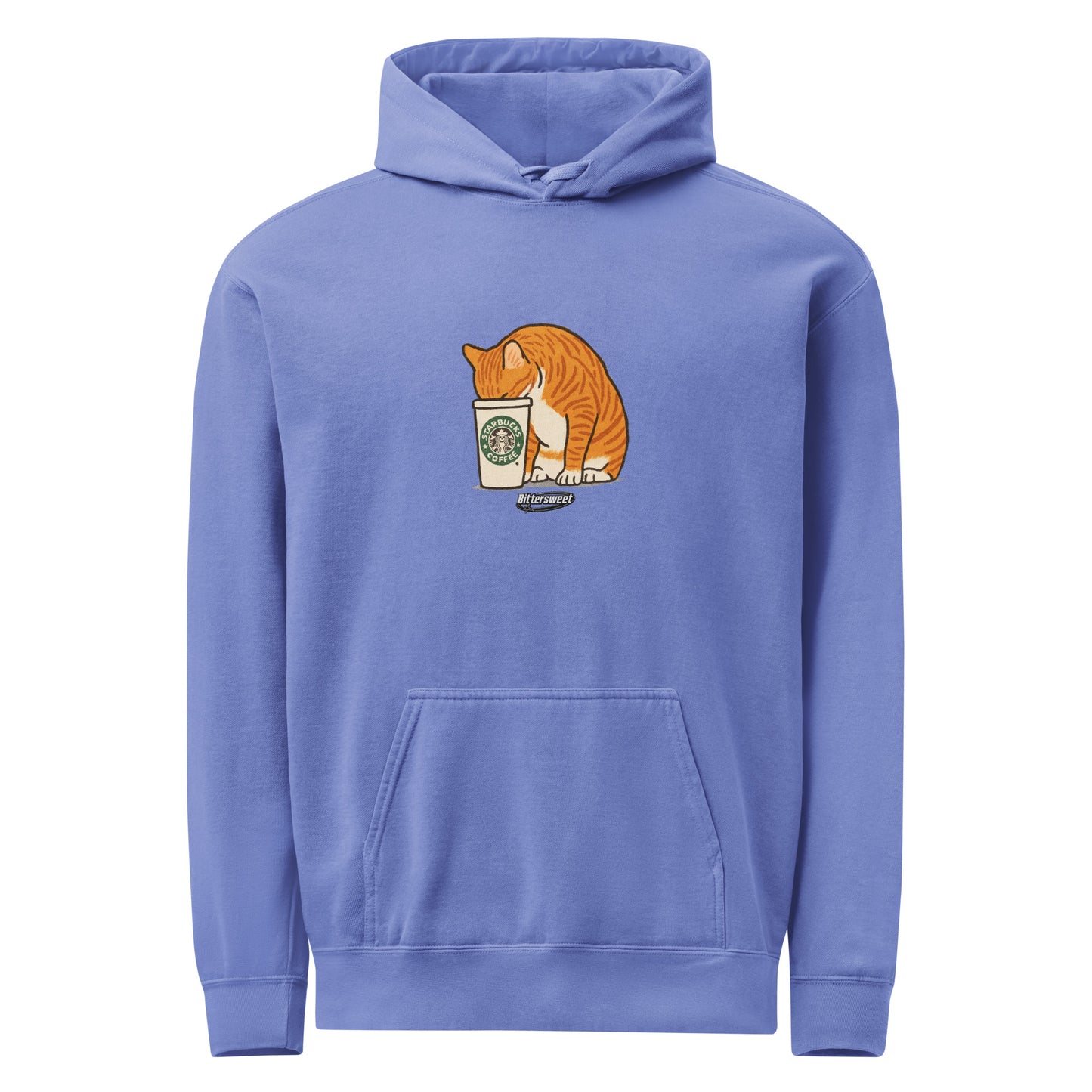 Coffee Cat Graphic Hoodie | Unisex Sweatshirt