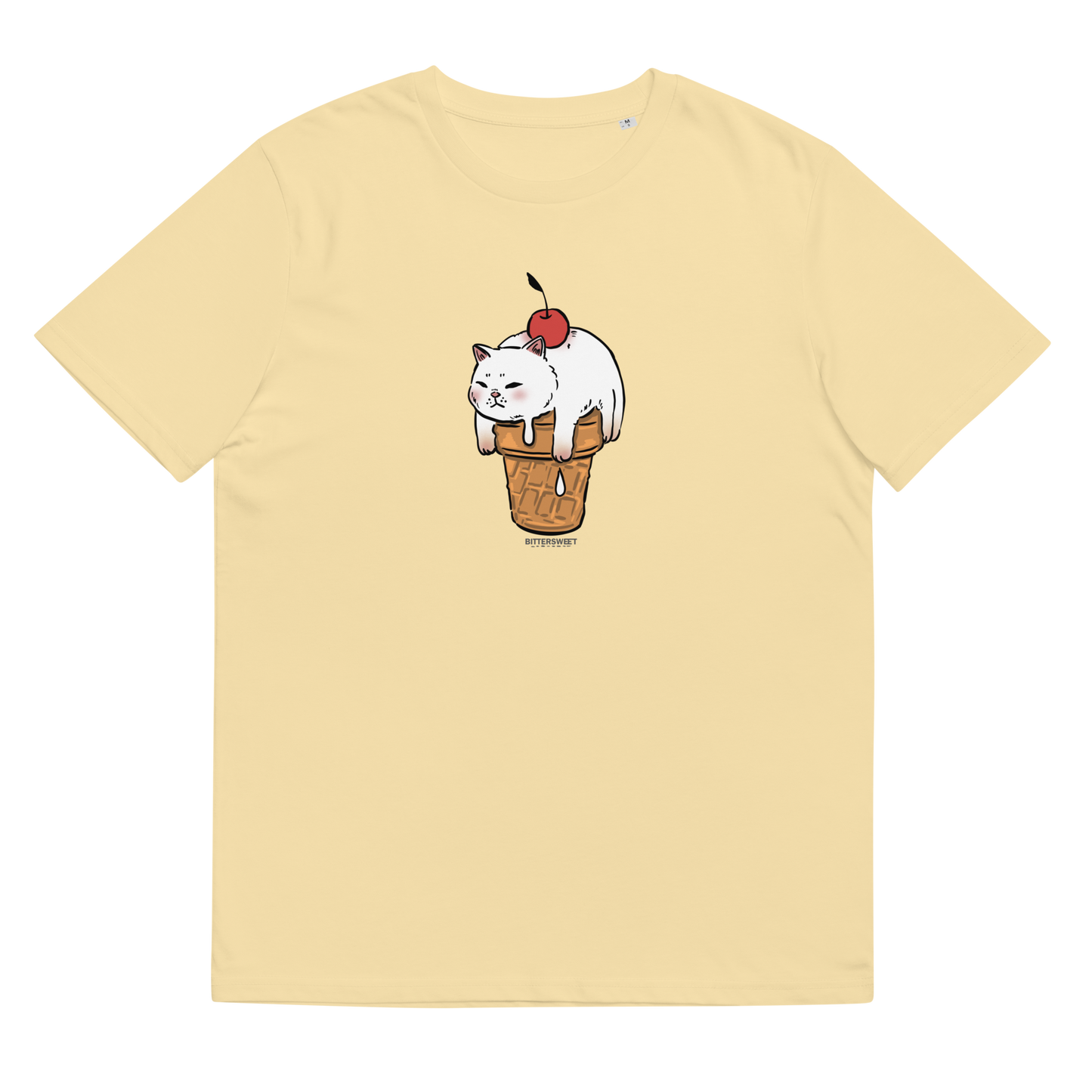 Ice cream needed funny cat Heavyweight Cotton Tee, Cat graphic tees