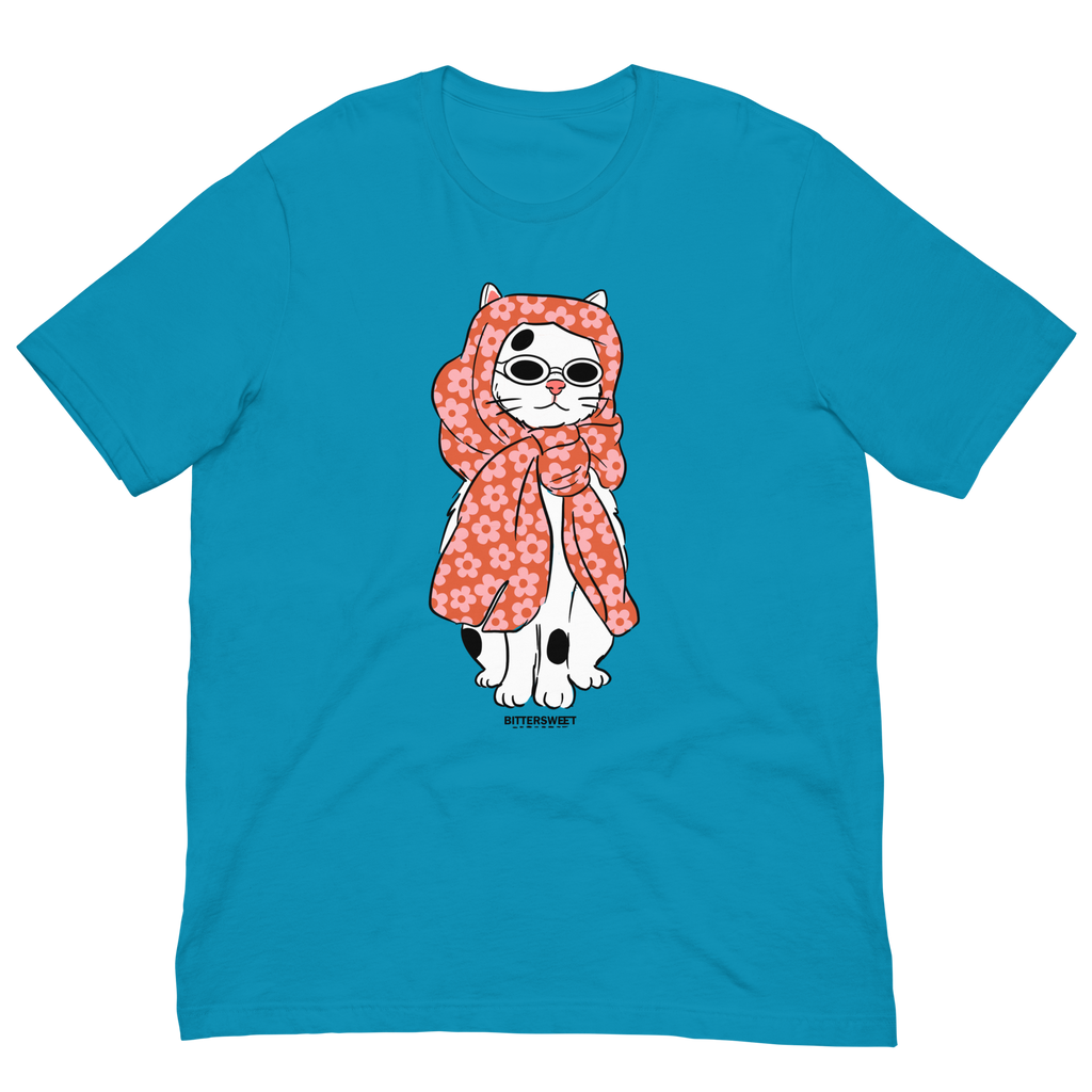 Pink Barbie Cat Graphic T-shirt