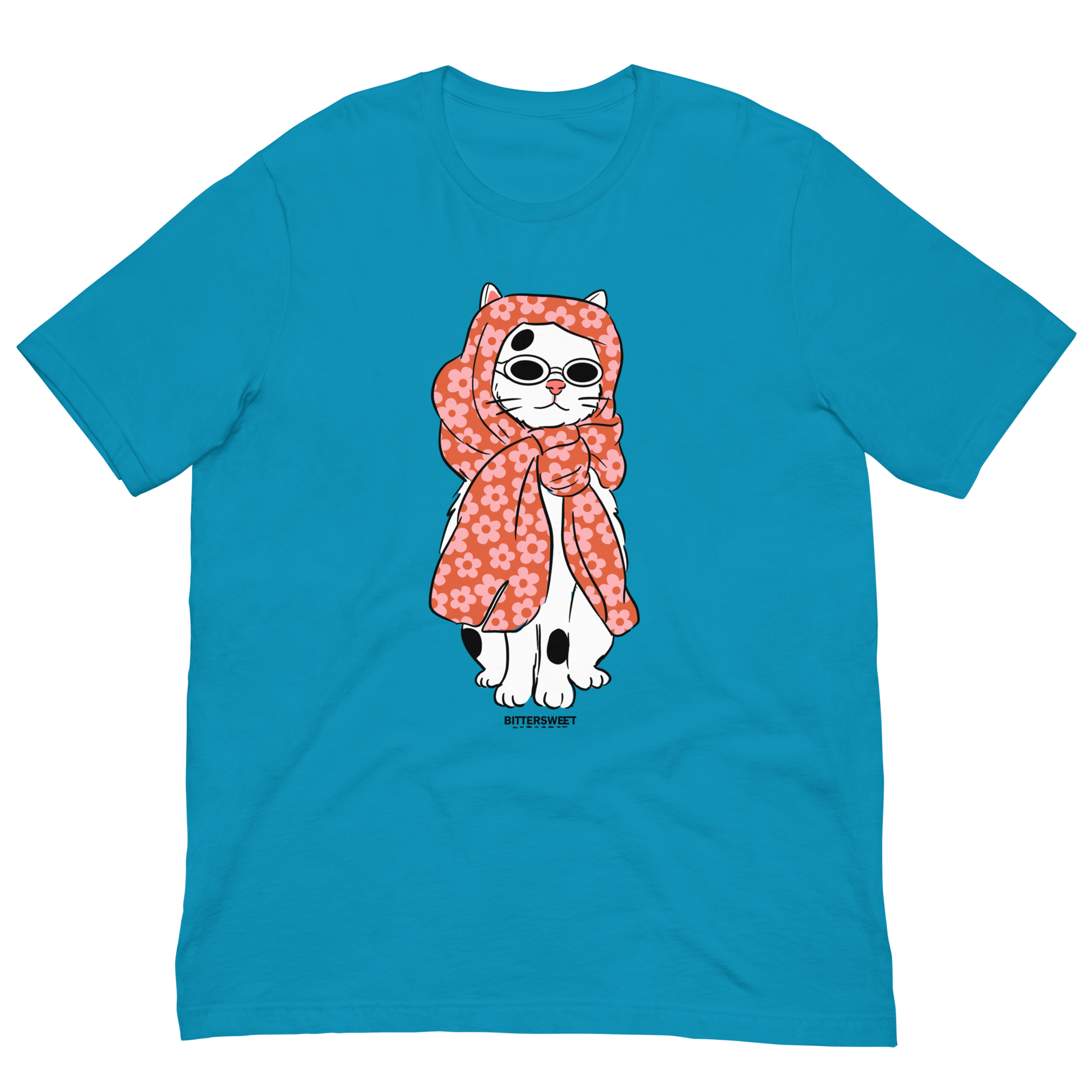 Pink Barbie Cat Graphic T-shirt