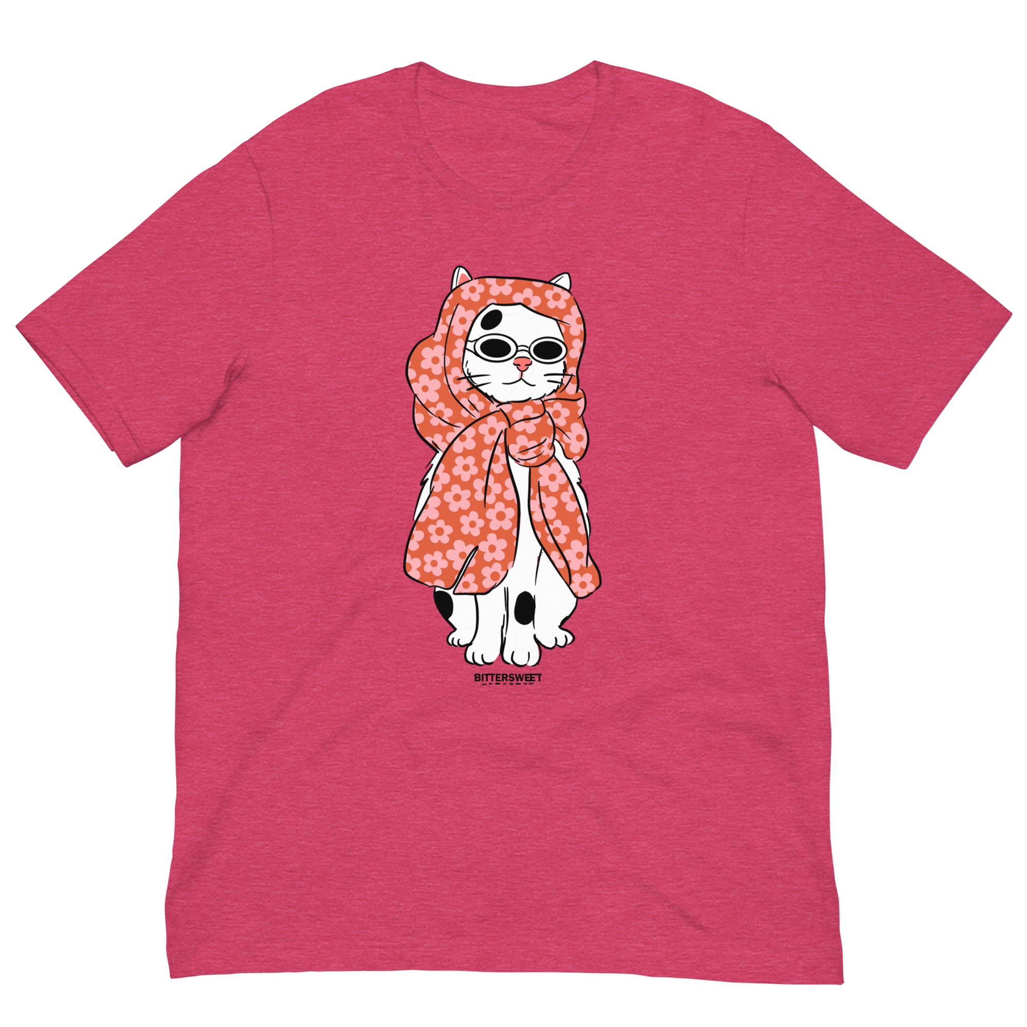 Pink Barbie Cat Graphic T-shirt