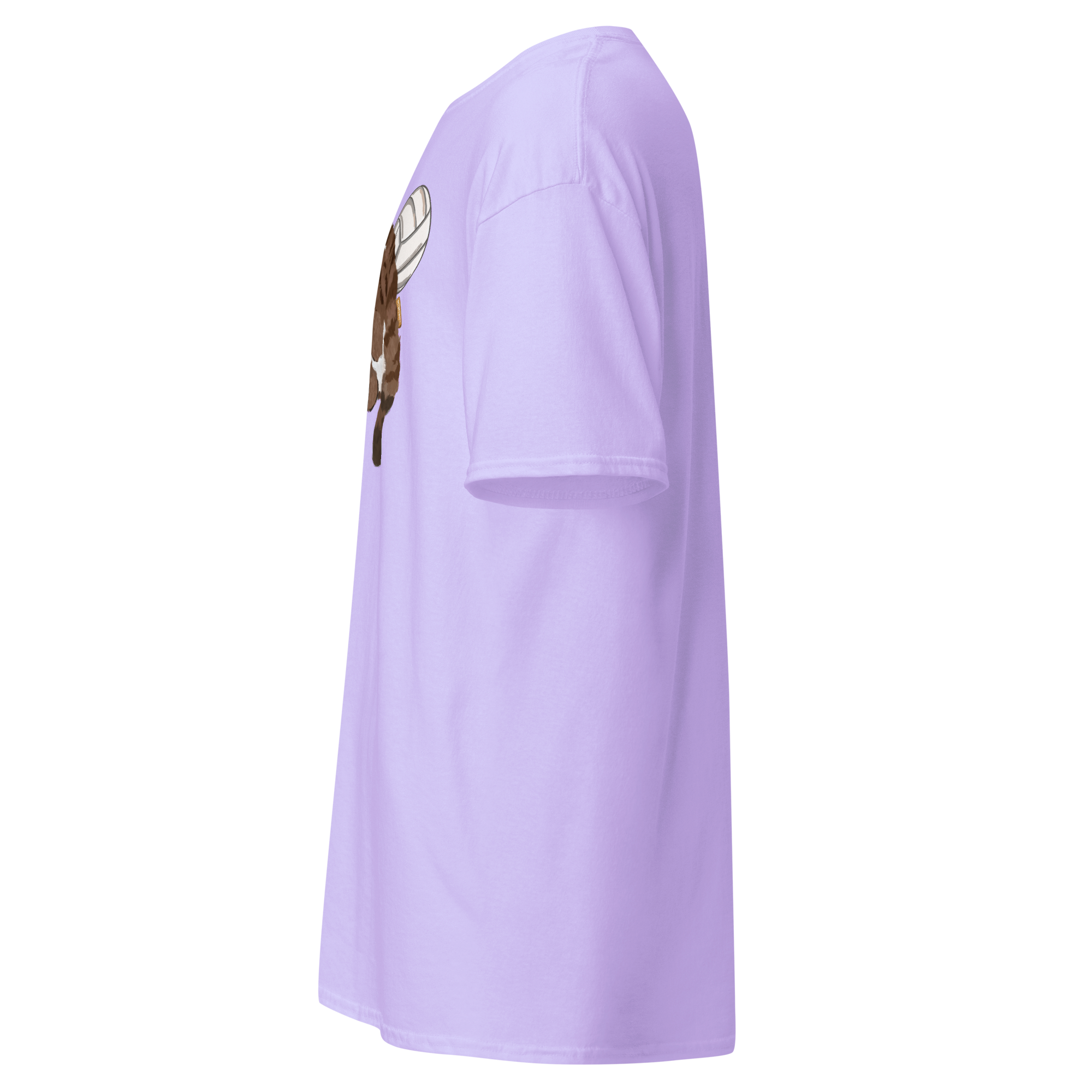 volley-cat-vintage-graphic-tee-pruple-left-bittersweet-illustration