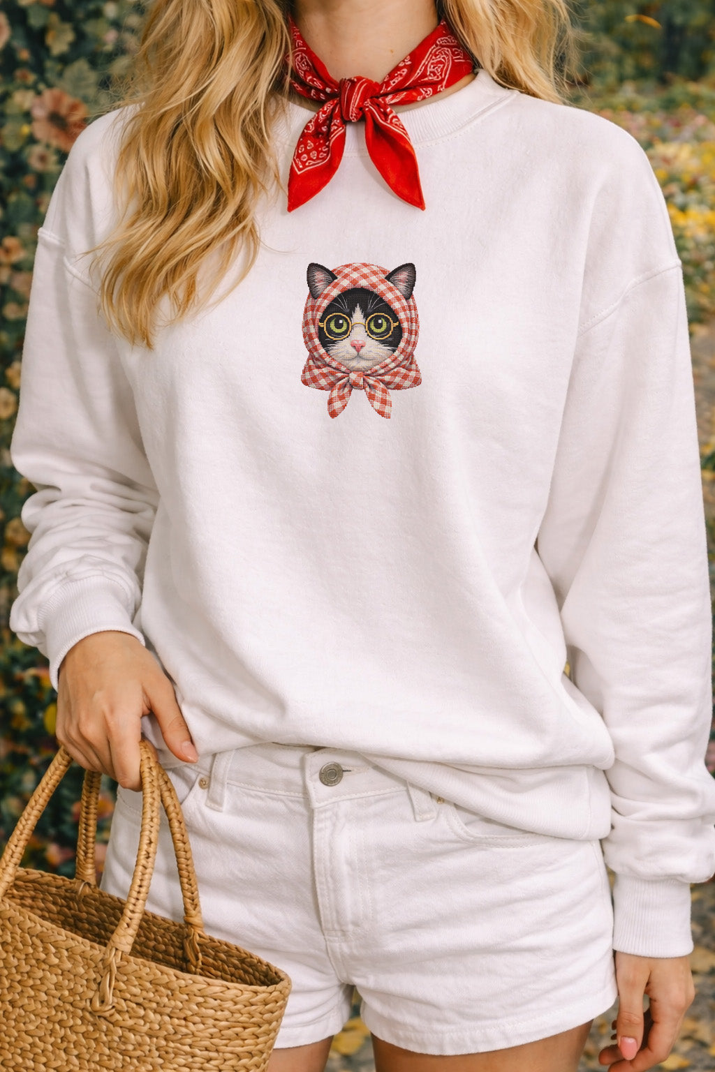 Vintage domestic cat Graphic Sweatshirt – Forest Green vintage sweatshirt | Heavy Cotton Comfort (Copy)