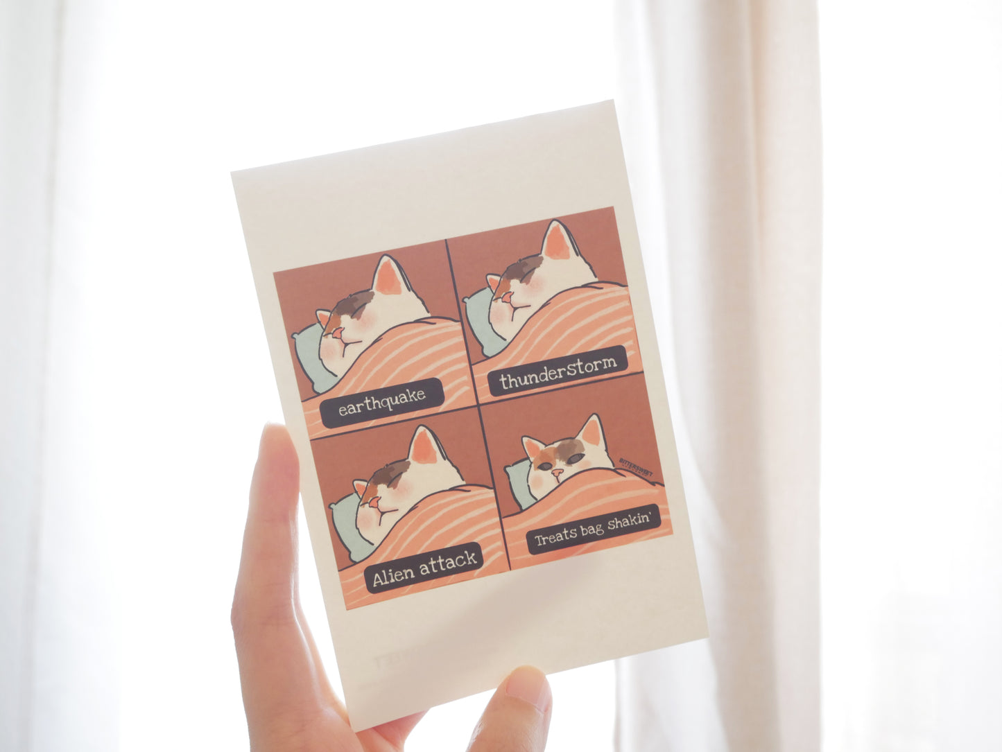 Cats be like - art print, postcard, cat graphic prints