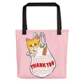 Thank you kitty saved me Tote bag