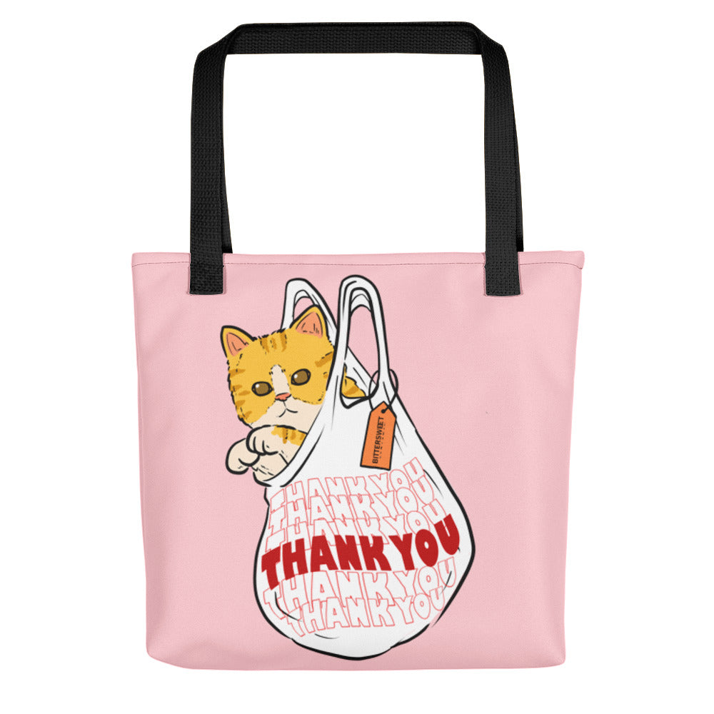 Thank you kitty saved me Tote bag