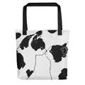 Milky kiss tote bag