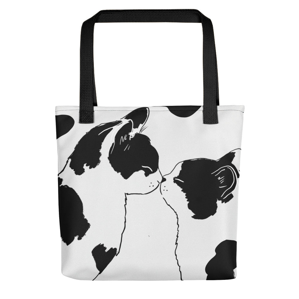 Milky kiss tote bag