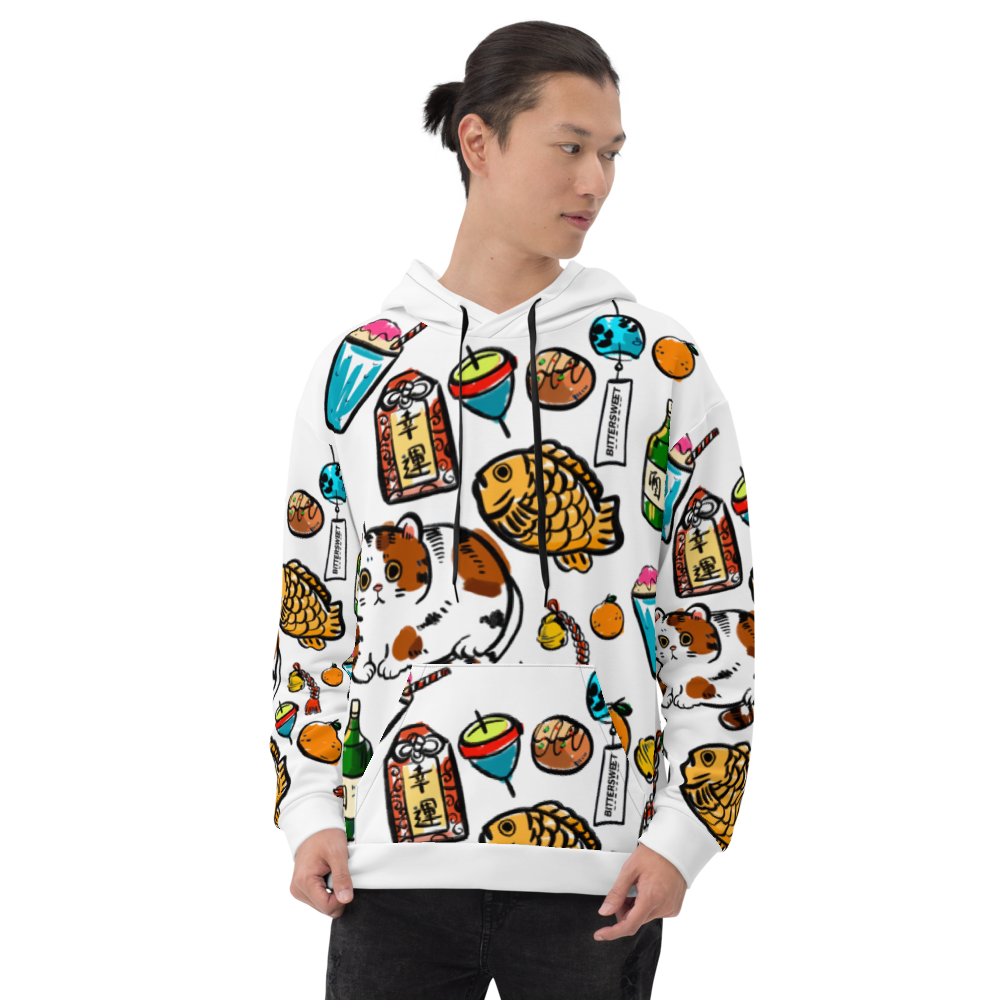 Natsu-Matsuri Fleece Unisex hoodie (Color )