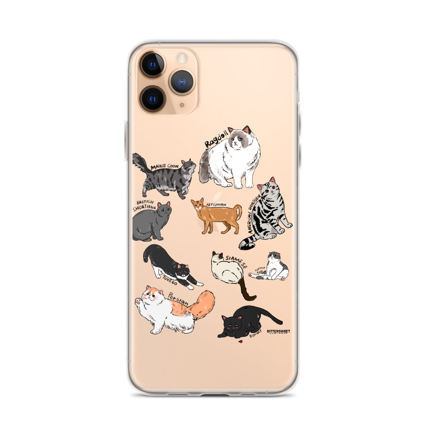 kitty collection iphone case, iphone 7-14 available