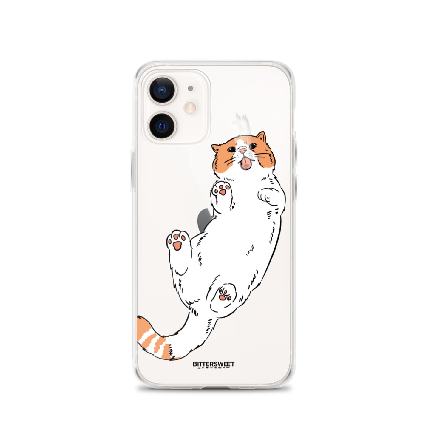 Orange cat iphone case, iphone 7- 14 case