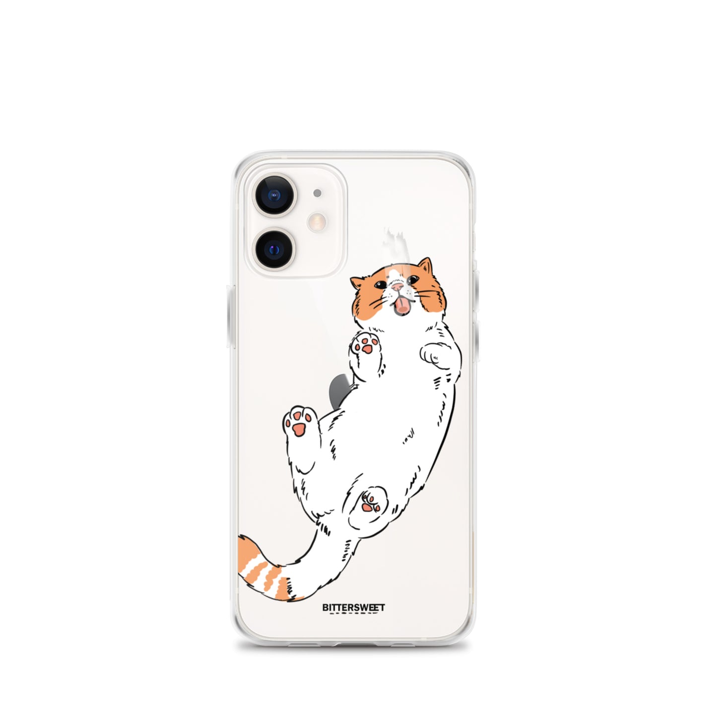 Orange cat iphone case, iphone 7- 14 case