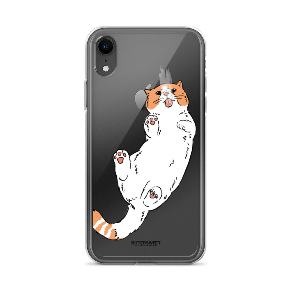 Orange cat iphone case, iphone 7- 14 case