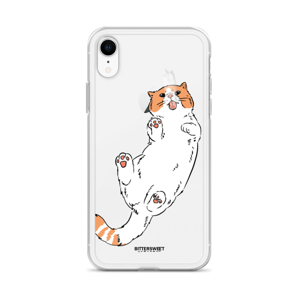 Orange cat iphone case, iphone 7- 14 case