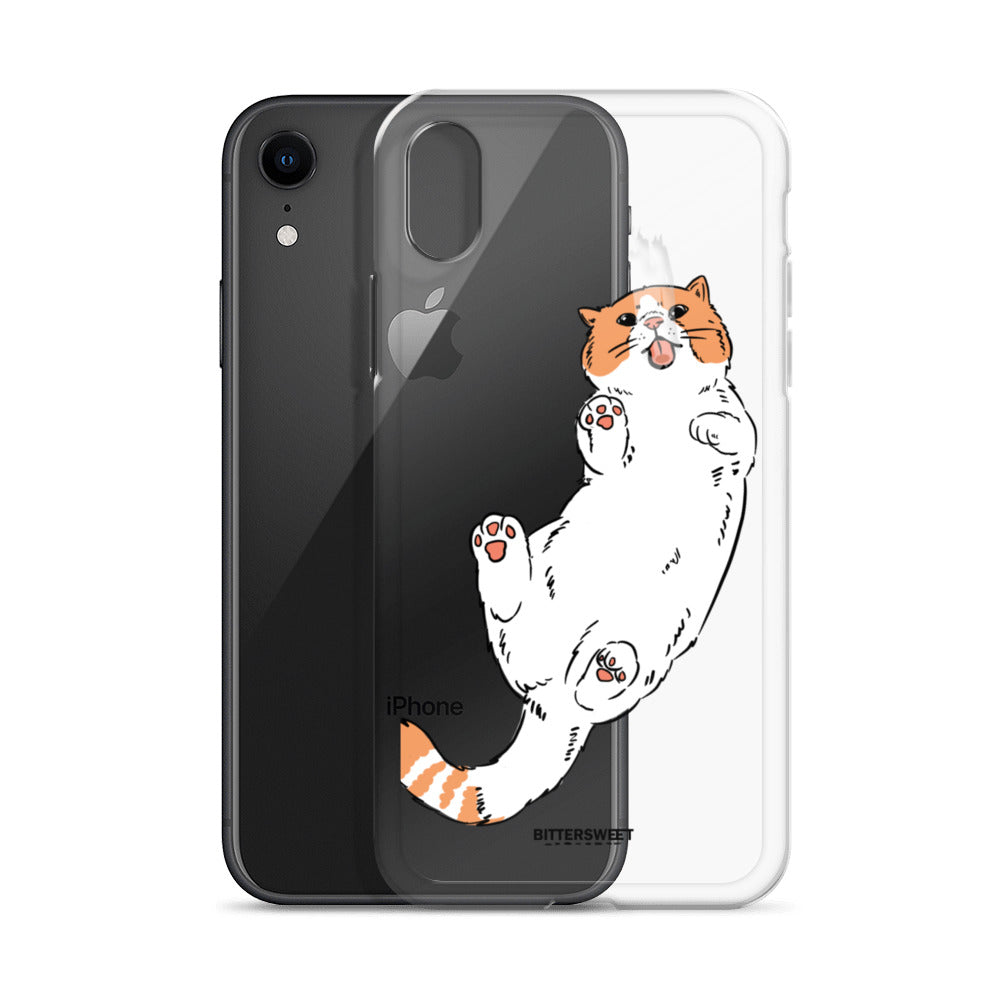 Orange cat iphone case, iphone 7- 14 case