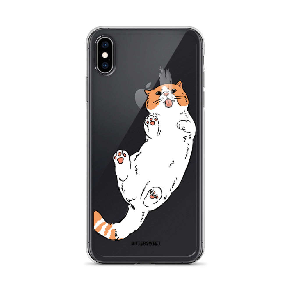 Orange cat iphone case, iphone 7- 14 case