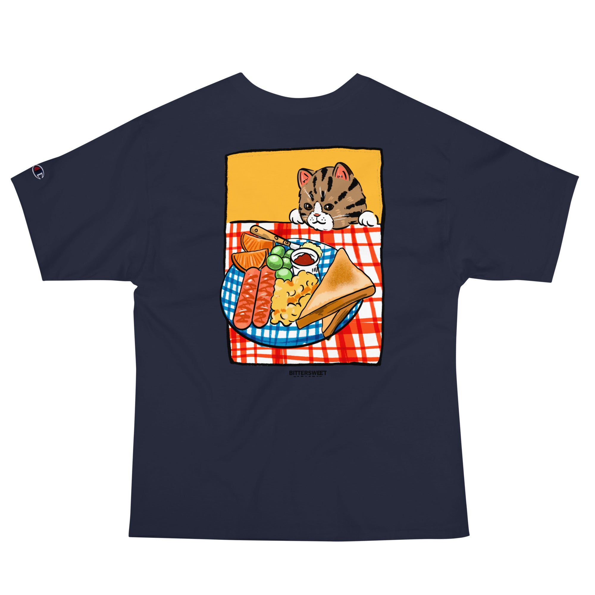 My brunch shirt , Cat graphic Champion T-shirt