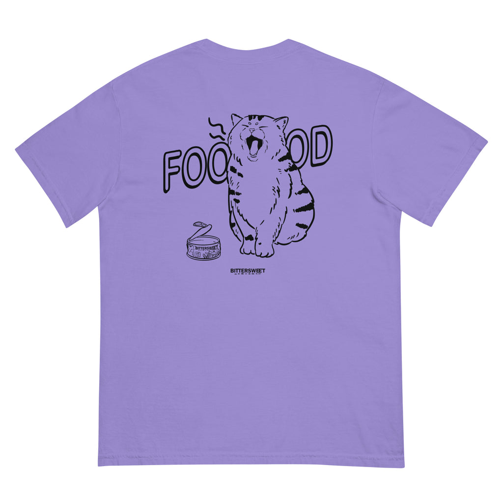 Introverted but willing to discuss cat heavyweight graphic t-shirt