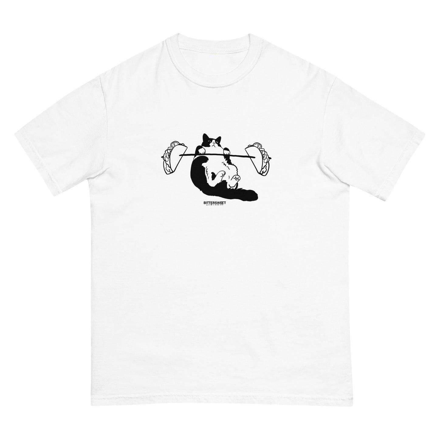 Taco cat Heavyweight Cotton Tee, Cat graphic tees