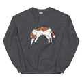 sleepy day cat graphic sweatshirt