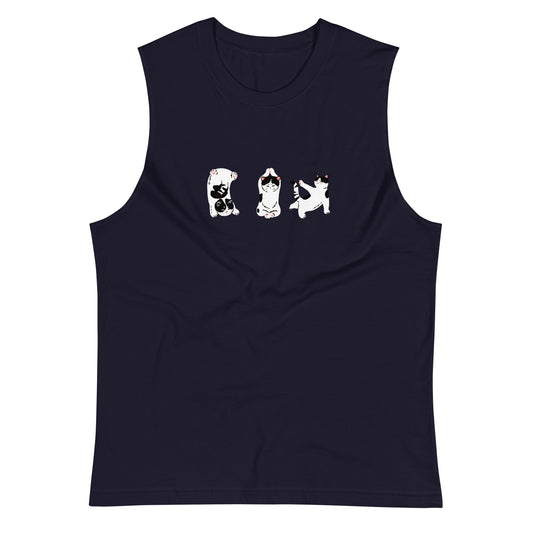 Yoga Muscle Graphic Tank, yoga tanks