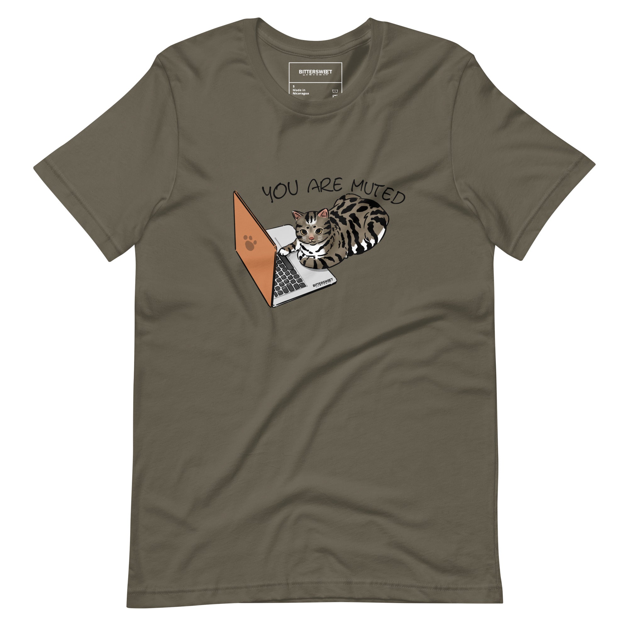 You are muted shirtsleeves cat T-shirt
